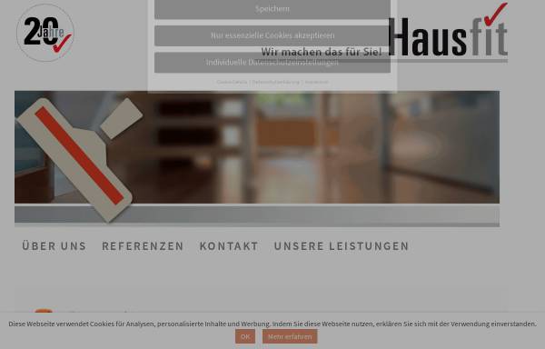 Vorschau von hausfit-gmbh.de, Hausfit GmbH
