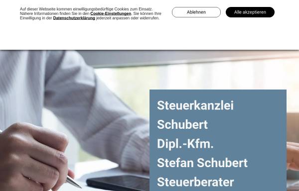 Vorschau von www.schubert-steuerkanzlei.de, Steuerkanzlei Heinz Schubert - Nürnberg