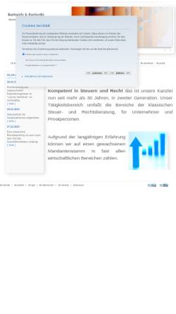 Vorschau der mobilen Webseite www.bartonitz.de, Bartonitz & Bartonitz - Steuerberater, Rechtsanwälte