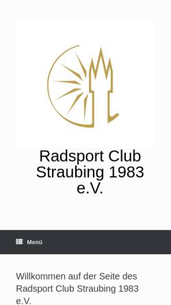 Vorschau der mobilen Webseite www.rc-straubing.de, Rad-Club Straubing e.V.