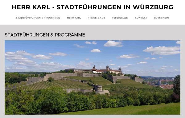 Vorschau von www.herrkarl.net, Herr Karl - Stadtführungen Würzburg