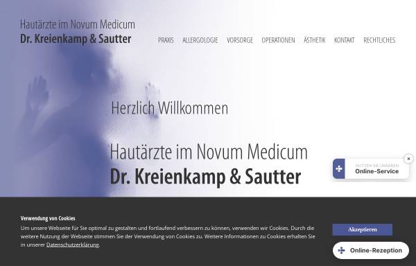Vorschau von www.hautarzt-kreienkamp.de, Dr. med. Matthias Kreienkamp