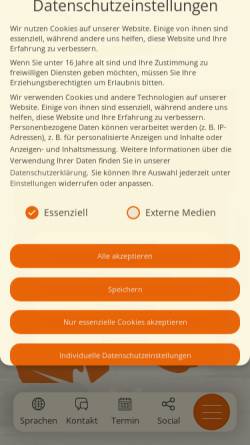 Vorschau der mobilen Webseite www.praxis-kissling-mueller.de, Praxis Dr. med. Natascha Kissling, Dr. med. Reinhard Müller