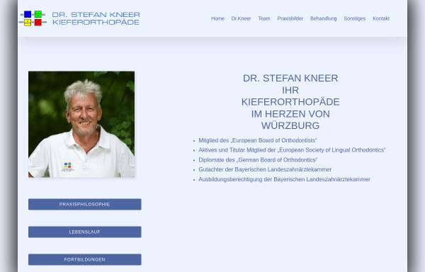 Vorschau von drkneer.de, Dr. Stefan Kneer Kieferorthopäde