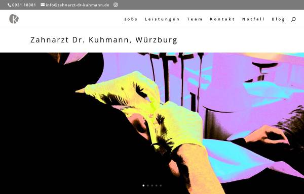 Vorschau von zahnarzt-dr-kuhmann.de, Dr. Hanns-Konrad Kuhmann