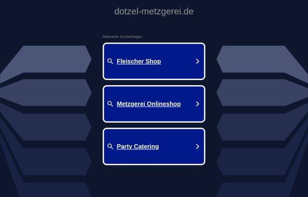 Vorschau von www.dotzel-metzgerei.de, Metzgerei Dotzel GmbH