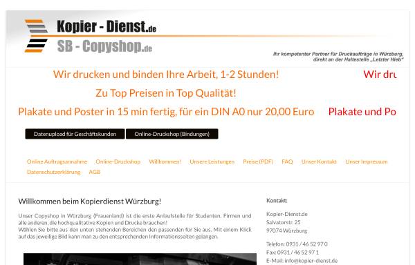 Vorschau von www.kopier-dienst.de, Kopier-Dienst.de, Thomas Nowak