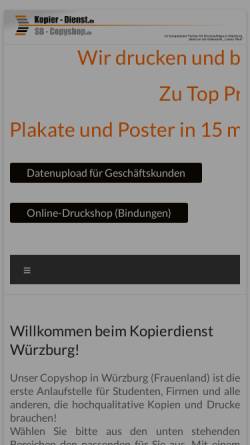 Vorschau der mobilen Webseite www.kopier-dienst.de, Kopier-Dienst.de, Thomas Nowak