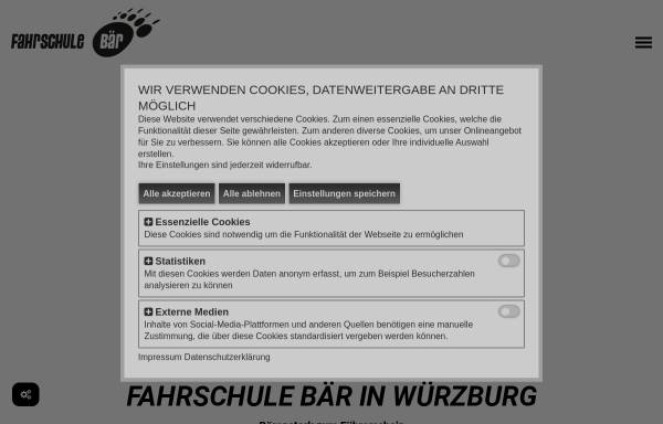 Vorschau von www.fahrschule-baer.com, Fahrschule Bär