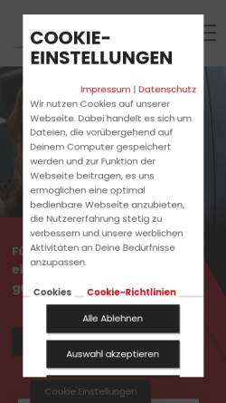 Vorschau der mobilen Webseite www.fahrschule-endres.de, Fahrschule Endres