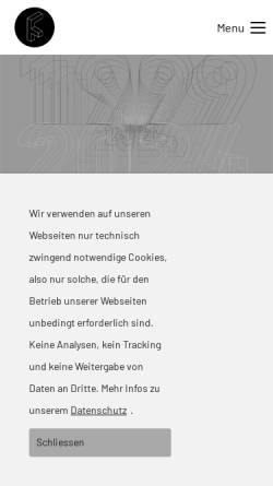 Vorschau der mobilen Webseite www.fessen-friends.de, Fessen+Friends Werbeagentur
