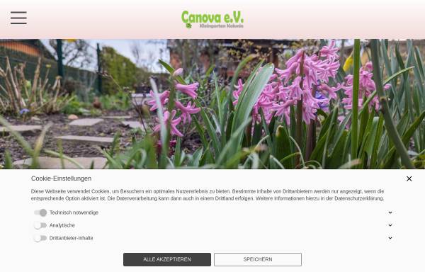 Vorschau von www.kolonie-canova-ev.de, Kleingartenkolonie Canova e.V.