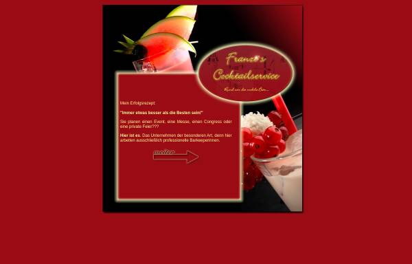 Vorschau von www.franzis-cocktailservice.de, Franzi's Cocktailservice