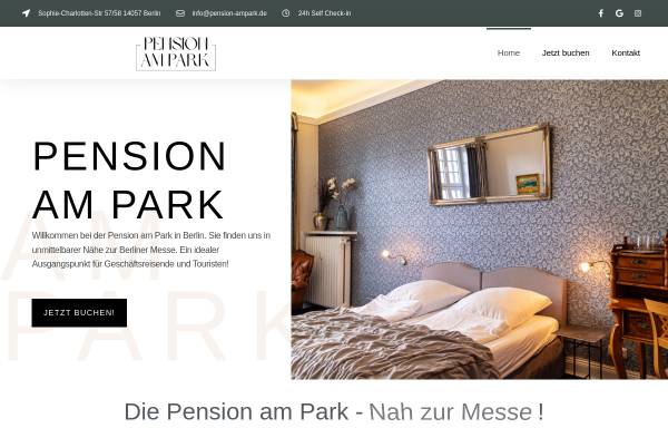 Vorschau von pension-ampark.de, Pension Am Park - Inh. Dieter Titz