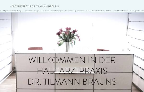 Vorschau von www.hautarzt-brauns.de, Brauns, Dr. med. Tilmann