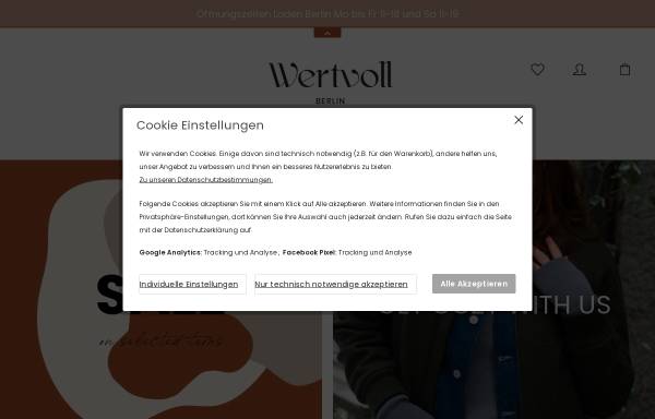 Vorschau von www.wertvoll-berlin.com, Wertvoll GmbH