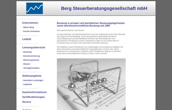 Vorschau von www.steuerbuero-berg.de, Berg Steuerberatungsgesellschaft mbH
