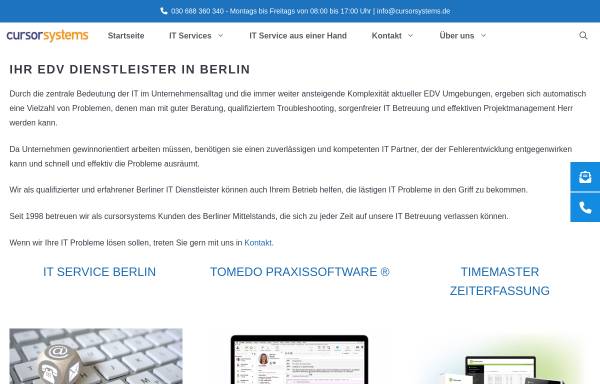 Vorschau von www.cursorsystems.de, I. Eichler & D. Mielke GbR
