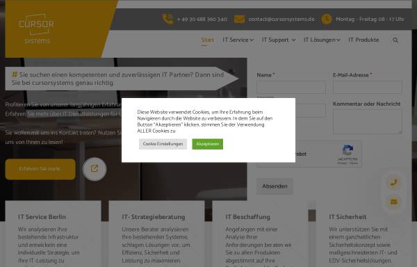 Vorschau von www.cursorsystems.de, I. Eichler & D. Mielke GbR
