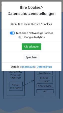 Vorschau der mobilen Webseite www.fagineum.de, Alfenory GmbH