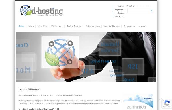 Vorschau von www.d-hosting.de, d-hosting GmbH