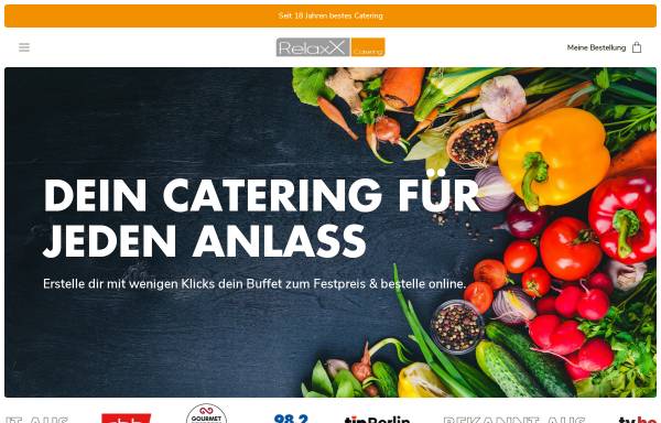 Vorschau von www.relaxx-catering.de, RelaxX Catering Service