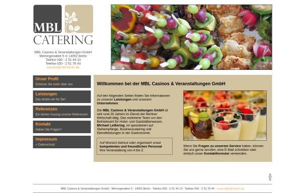 MBL Catering & Veranstaltungen GmbH