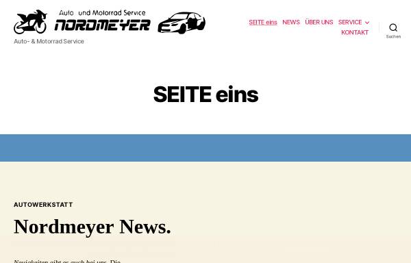 Vorschau von nordmeyer-autoservice.de, Nordmeyer Auto- und Motorradservice - Inh. Thomas Nordmeyer