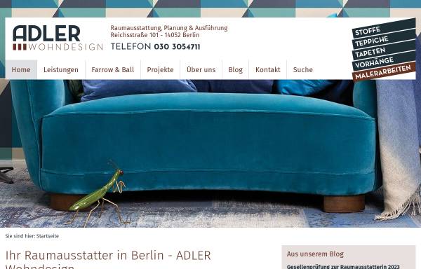 Vorschau von www.adler-wohndesign.de, Adler Wohndesign GmbH