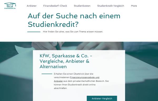 Vorschau von www.studienkredit.de, Studienkredit.de