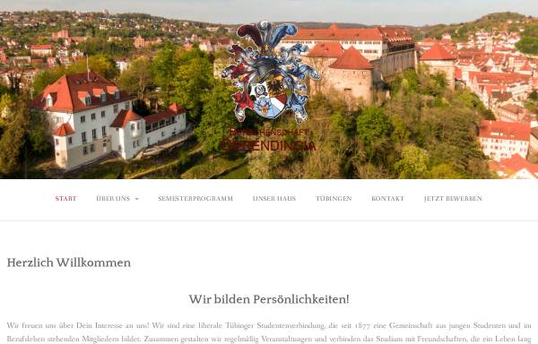 Vorschau von www.derendingia.de, Derendingia zu Tübingen