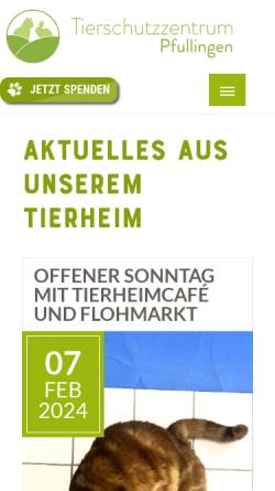 Vorschau der mobilen Webseite www.tierschutz-bmt-bw.de, Bund gegen Missbrauch der Tiere Landesverband Baden-Württemberg
