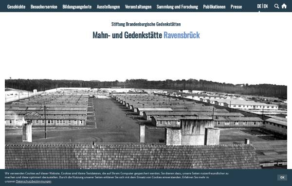 Vorschau von www.ravensbrueck.de, Mahn- und Gedenkstätte Ravensbrück - Stiftung Brandenburgische Gedenkstätten