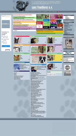 Vorschau der mobilen Webseite www.grenzenlose-hundehilfe.de, Sans Frontières - grenzenlose Hilfe für Tiere