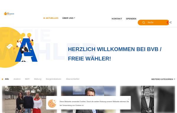 Vorschau von www.bvb-fw.de, Brandenburger Vereinigte Bürgerbewegungen / Freie Wähler