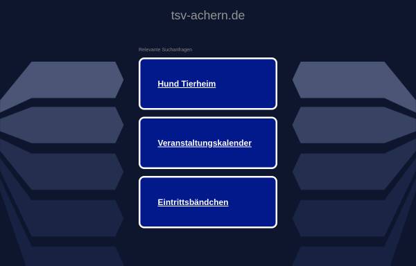 Vorschau von www.tsv-achern.de, Tierschutzverein Achern und Umgebung e.V.