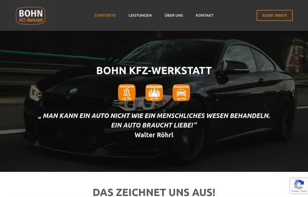 Vorschau von www.kfz-bohn.de, Autodienst Bohn GmbH