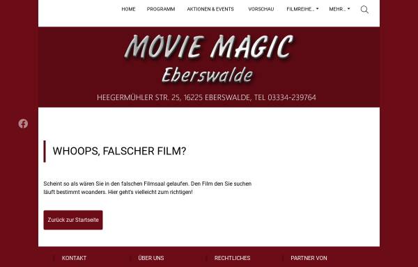 Kino Movie Magic Eberswalde - Movie Magic Entertainment GmbH