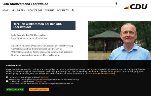 Vorschau von www.cdu-eberswalde.de, Bürger für Eberswalde