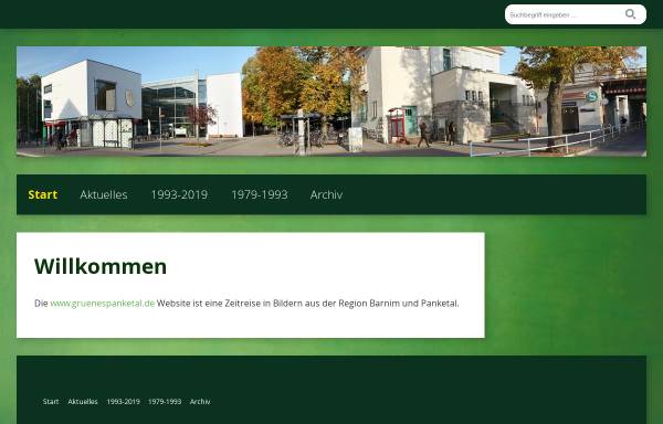 Vorschau von www.gruenespanketal.de, Bündnis 90/Die Grünen Panketal