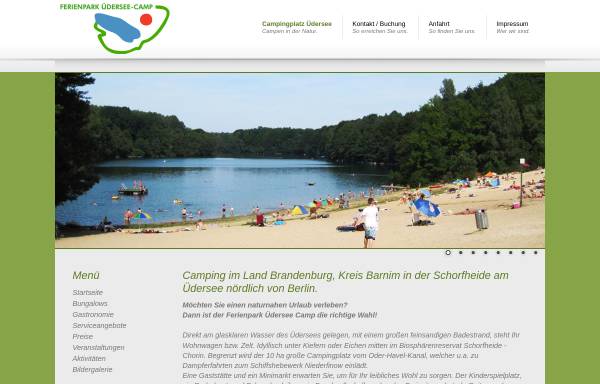 Vorschau von www.uedersee.de, Ferienpark Üdersee-Camp - Inh. Gerhard Kirste