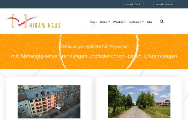 Vorschau von www.hiram-haus.de, Hiram Haus Neudorf e.V.
