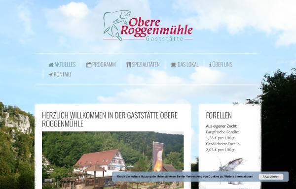 Vorschau von www.obereroggenmuehle.de, Tierschutzverein Tierhilfe Obere Roggenmühle e.V.