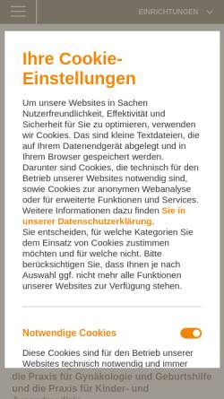 Vorschau der mobilen Webseite mvz.klosterfelde.immanuel.de, Immanuel MVZ Klosterfelde - Immanuel Diakonie GmbH