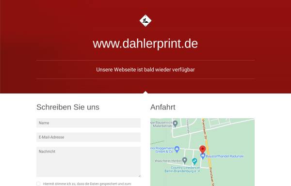 Vorschau von www.dahlerprint.de, Dahler Print - Inh. Dipl. Ing. oec. Jens Dahler