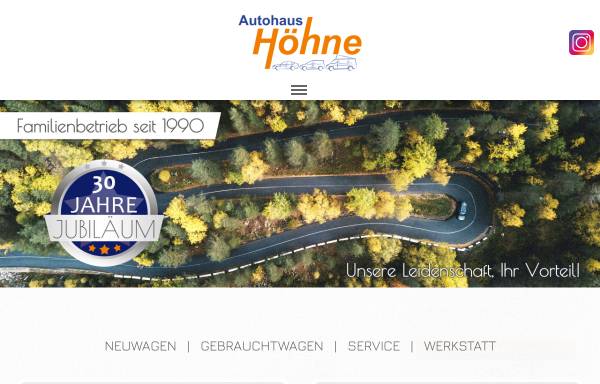 Vorschau von www.autohaus-hoehne.de, Autohaus Höhne und Kfz-Service Höhne - Inh. Dietmar Höhne