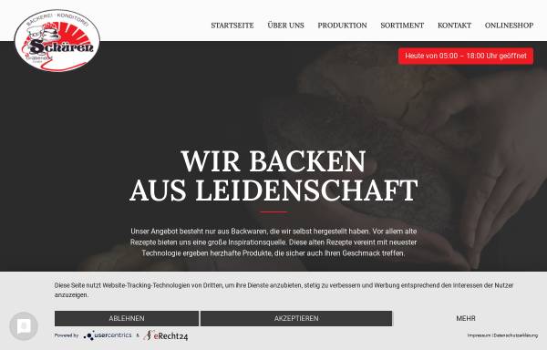 Vorschau von www.baecker-schueren-heidesee.de, Bäckerei & Konditorei Schüren GmbH