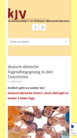 Vorschau der mobilen Webseite www.kjv.de, KJV e.V. –