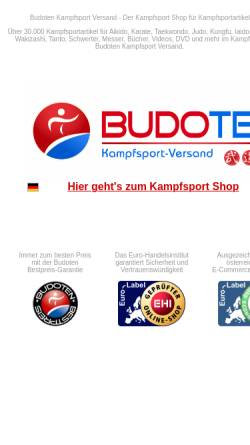 Vorschau der mobilen Webseite www.budoten.com, Budoten Kampfsportartikel Versand