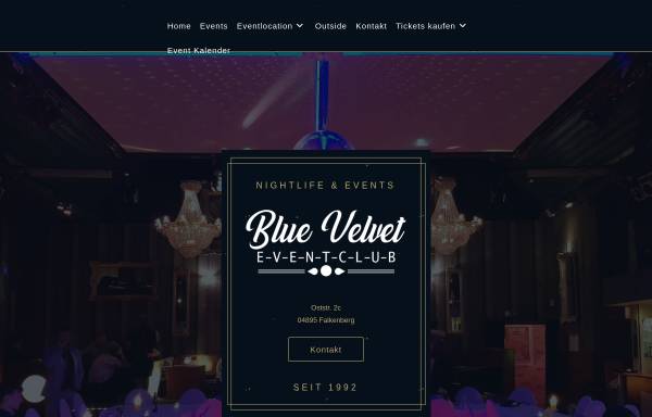 Disco Blue Velvet - Inh. Veit Tino